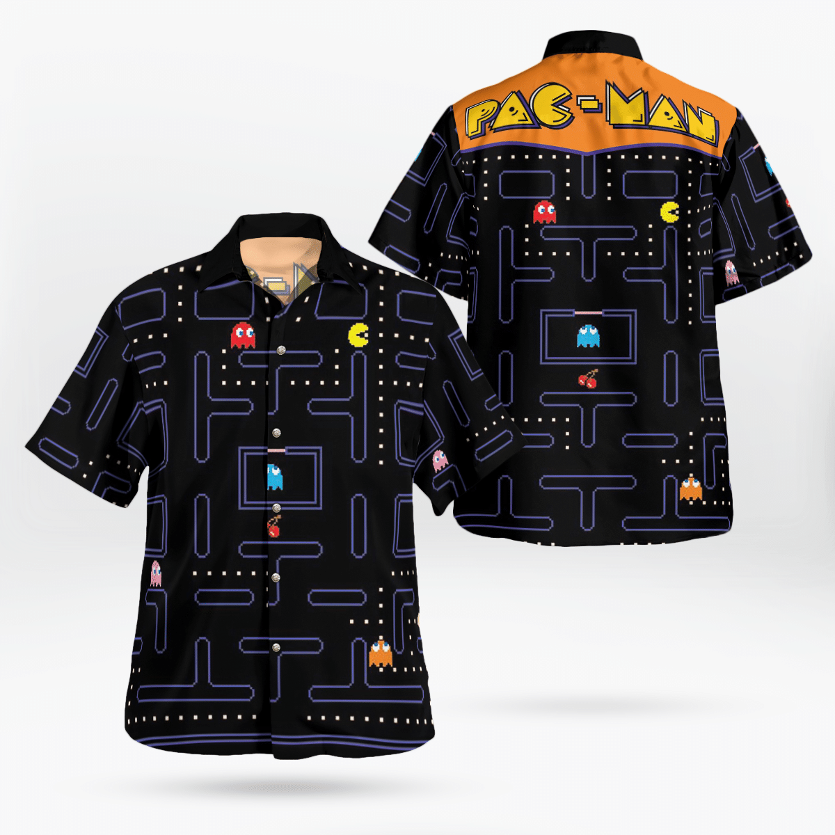 Pacman Hawaiian Shirt