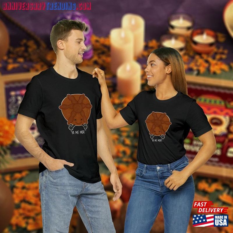 Pan De Muerto T-Shirt Spooky Dia Los Muertos Unisex Classic