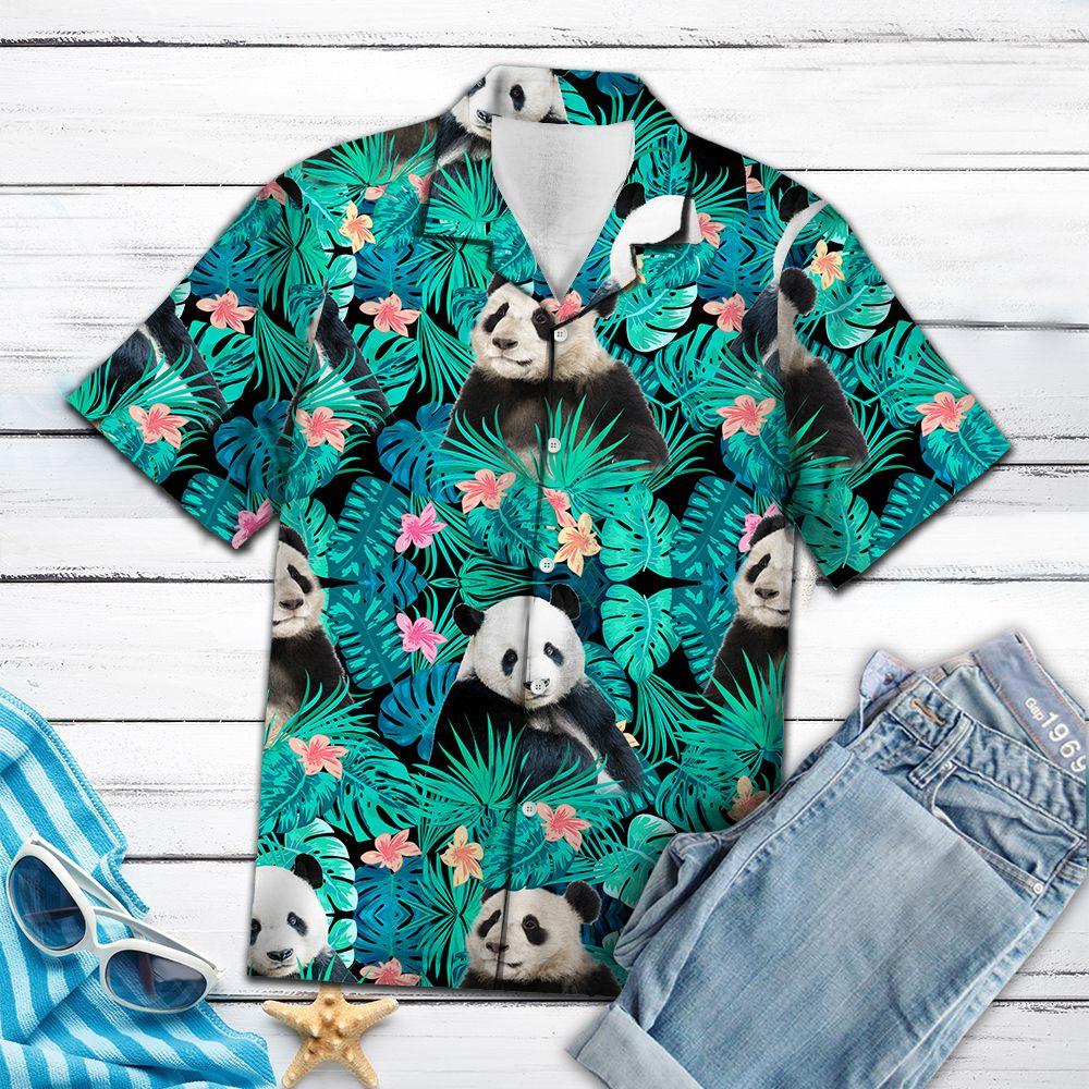 Panda Tropical Hawaiian Shirt