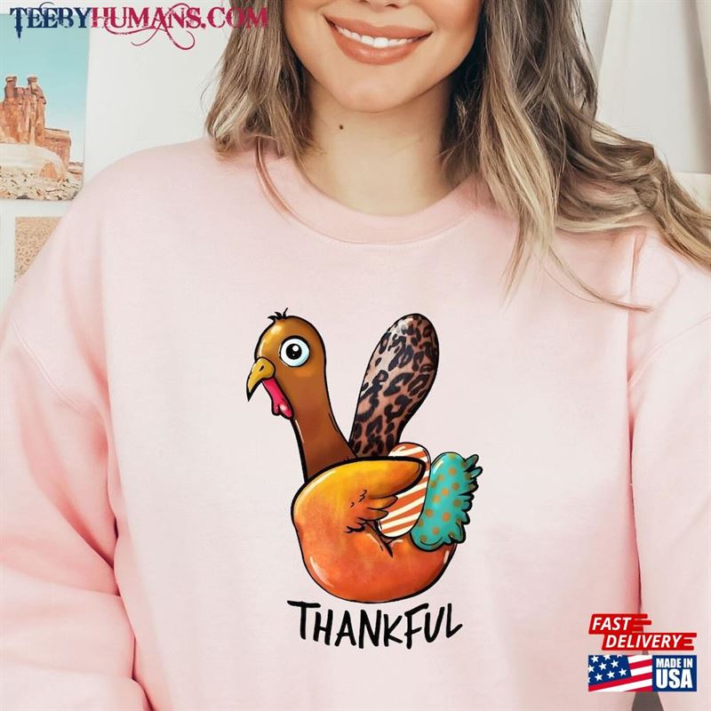 Peace Sign Turkey Sweatshirt Classic T-Shirt