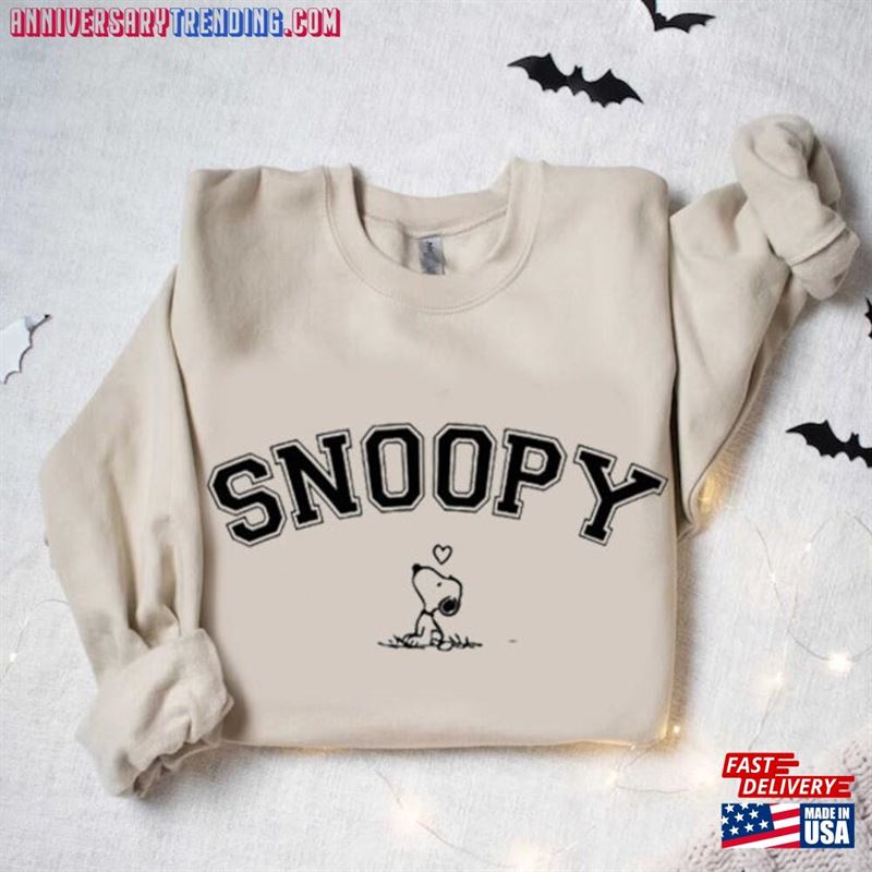 Peanuts Shirt Snoopy Charlie Cute Dog Lover Sweatshirt Hoodie