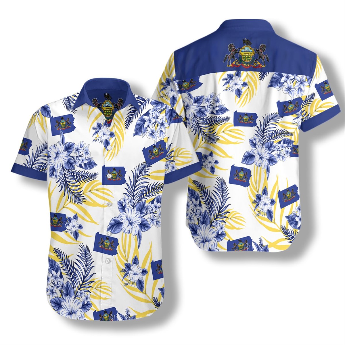 Pennsylvania Proud Hibicus Hawaiian Shirt