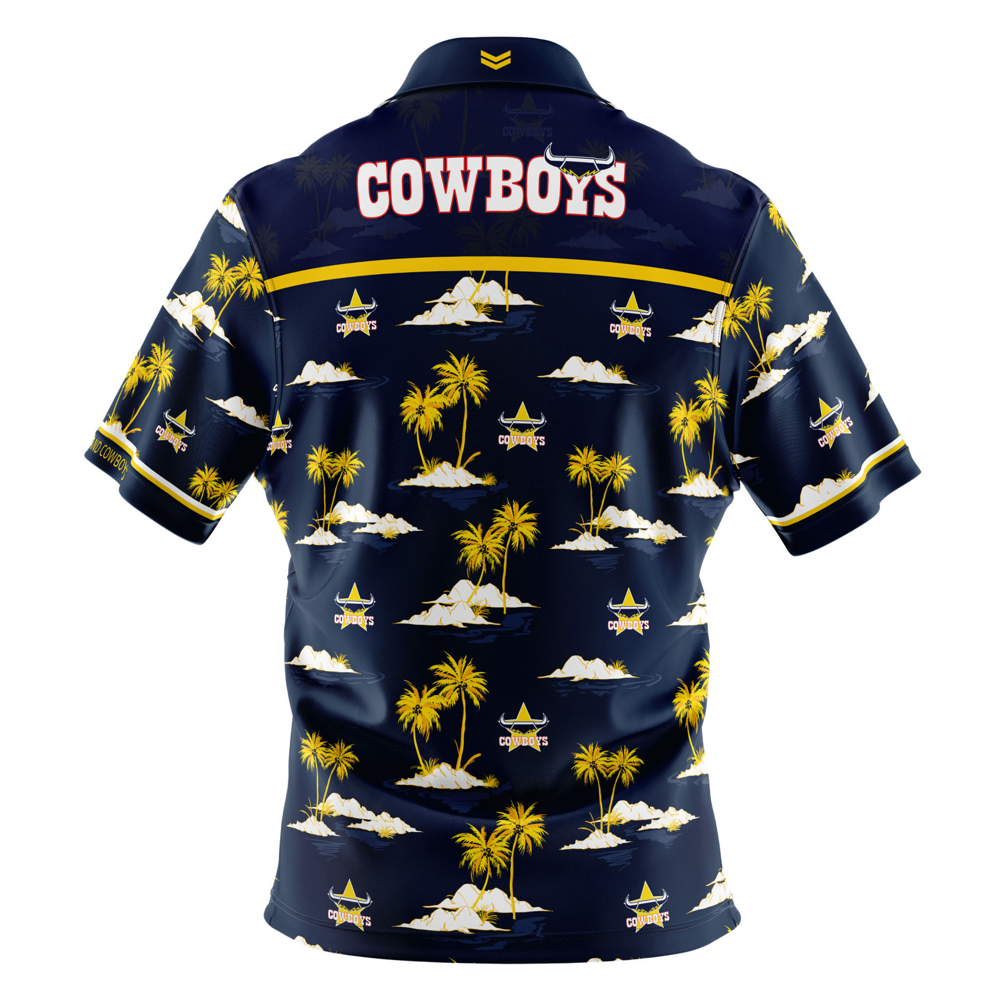 Personalized North Queensland Cowboys Island Hawaiian Shirt