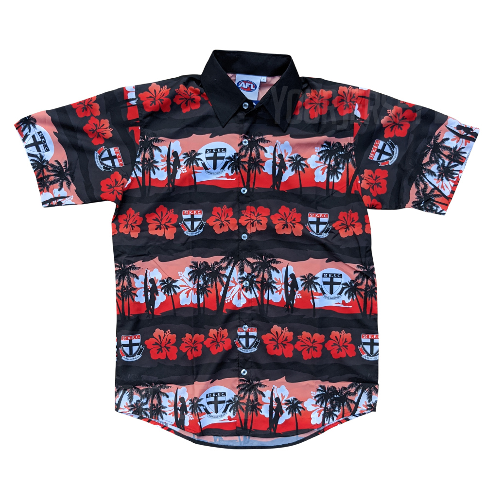 Personalized St Kilda Football Afl Hawaiian Shirt