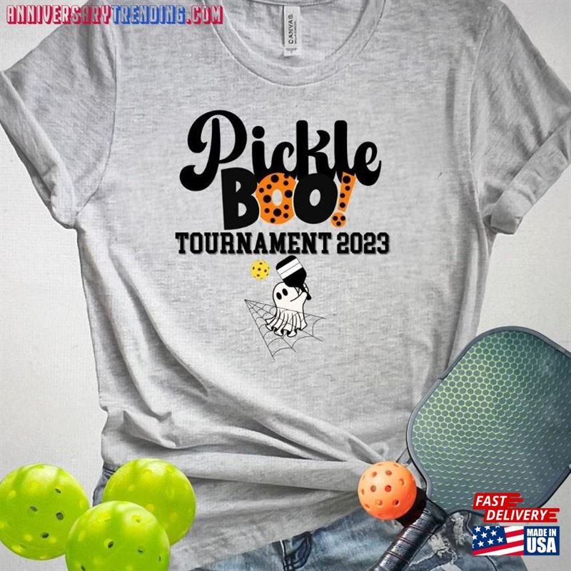 Pickle Boo Tournament Halloween T-Shirt Unisex Hoodie