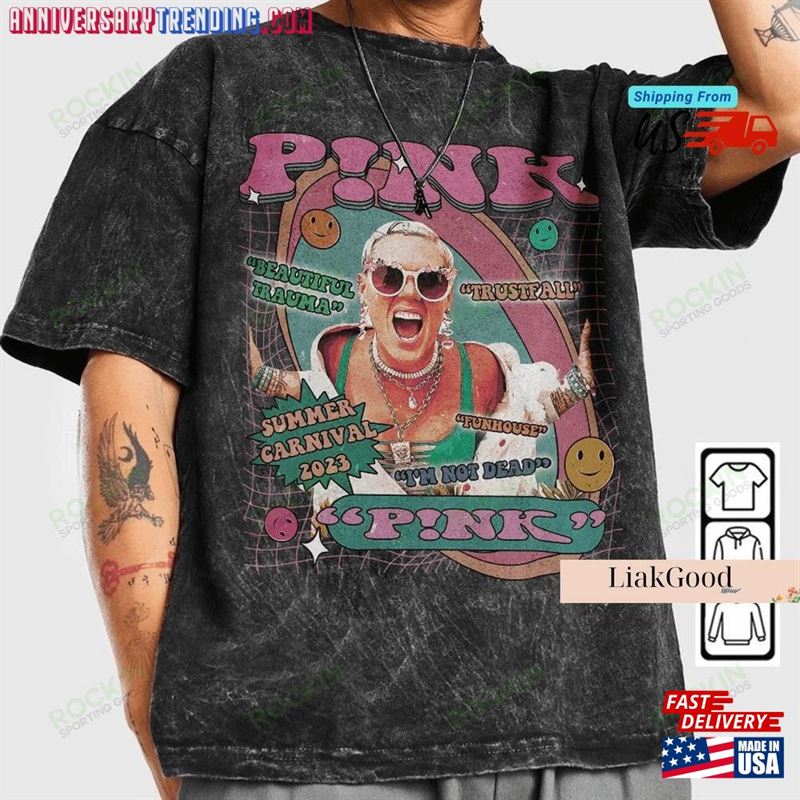 Pink Shirt Fan Rock Tour Unisex T-Shirt