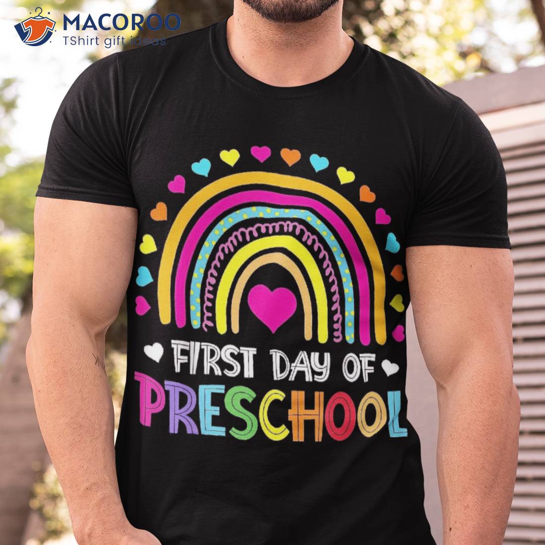 Preschool Back To School Shirt Happy First Day Of