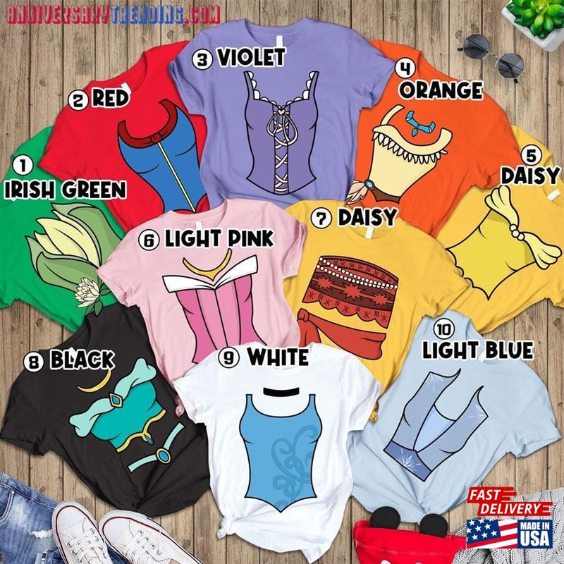 Princess Halloween Team Matching Costume Shirt Hoodie Unisex