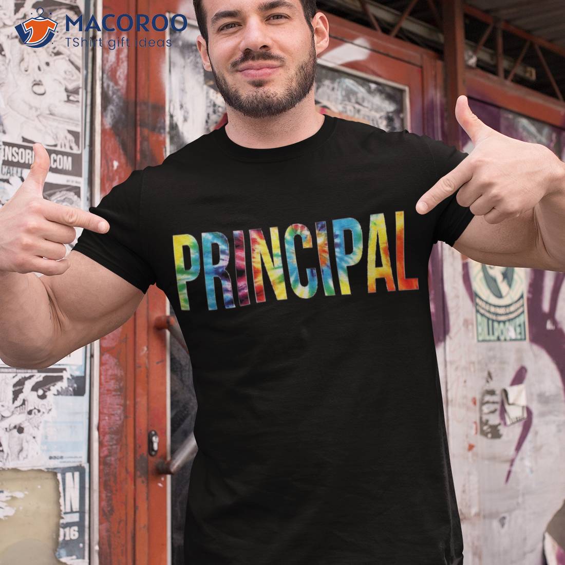 Principal Tie Dye Appreciation Day Hello Back To School Shirt