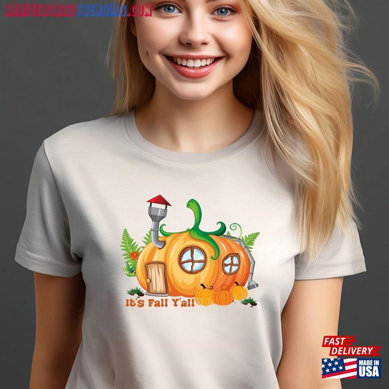 Pumpkin Cottage It’s Fall Y All Classic T-Shirt