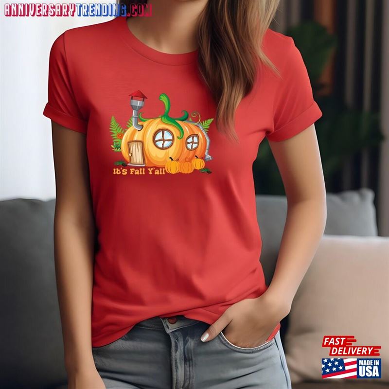 Pumpkin Cottage It’s Fall Y All Classic T-Shirt