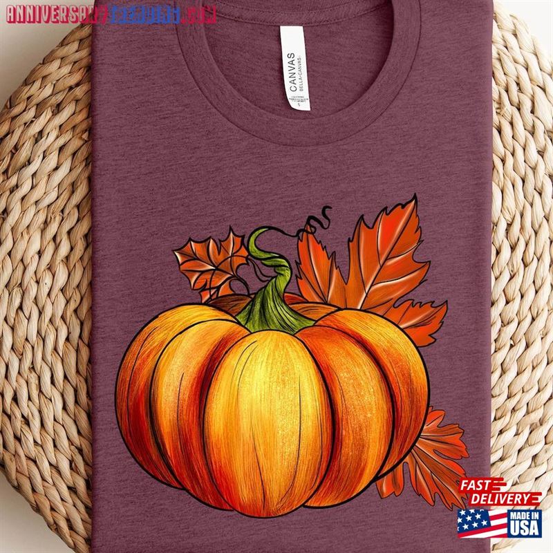 Pumpkin Fall Sweatshirt Thanksgiving Unisex Hoodie