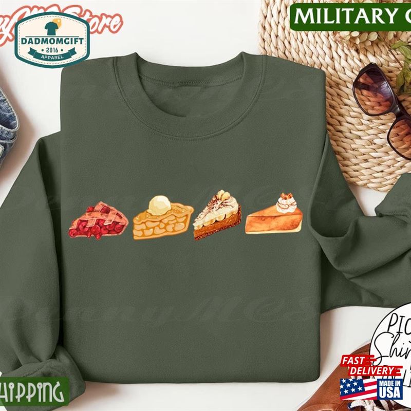 Pumpkin Pie Sweatshirt Thanksgiving Shirt Fall Hoodie Unisex