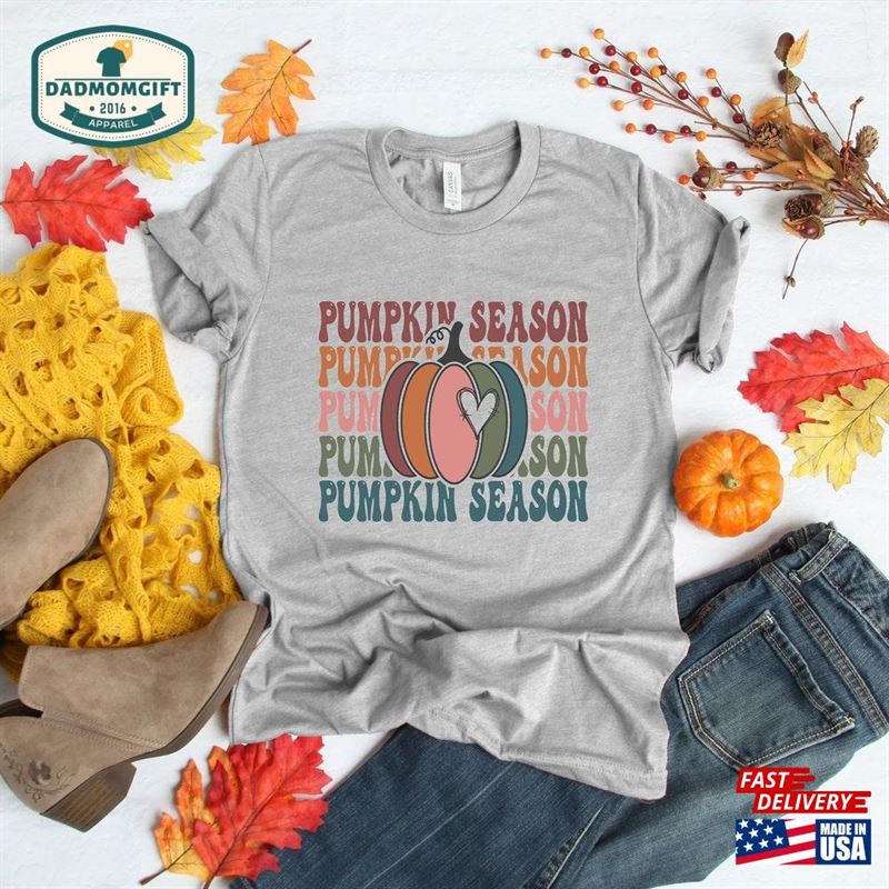 Pumpkin Season Hey There Fall Shirt Hoodie Classic