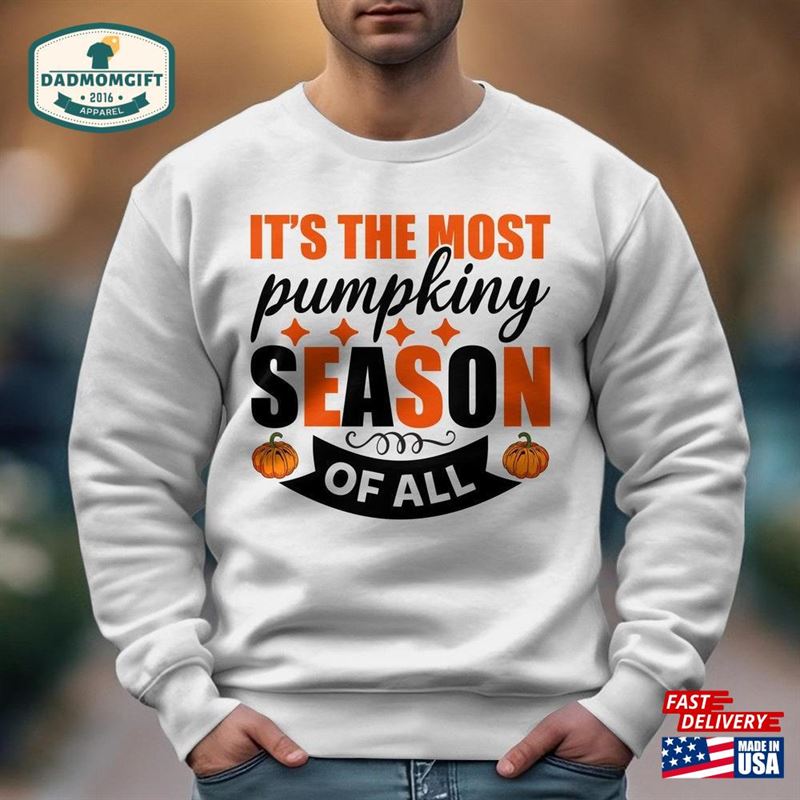 Pumpkin Season T-Shirt Fall Shirts Cute Shirt Classic Unisex