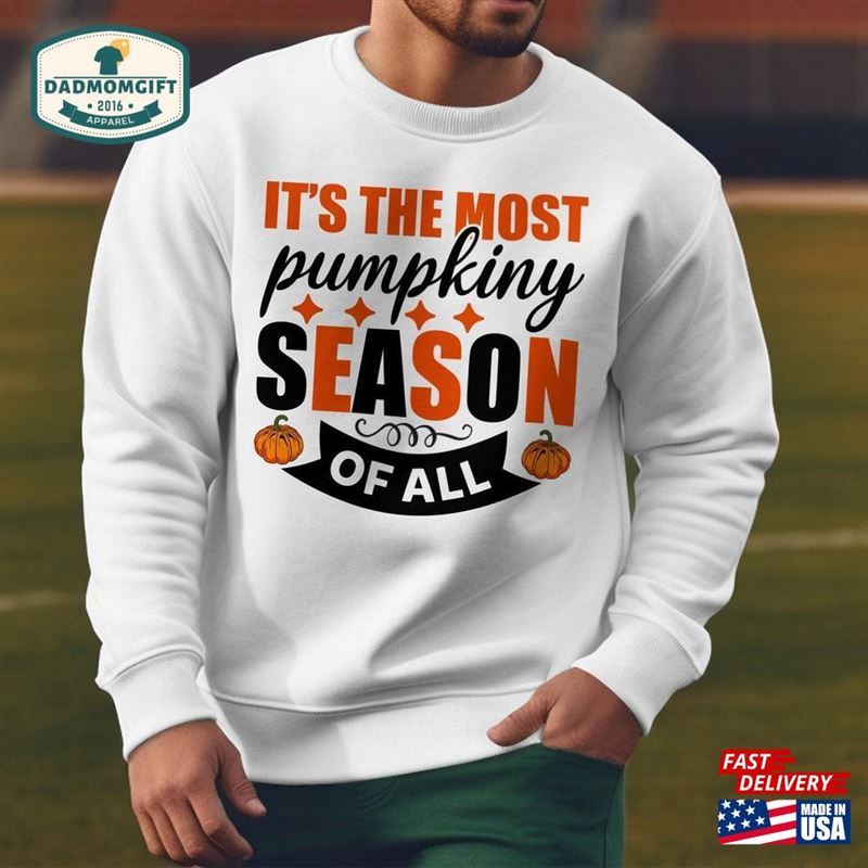 Pumpkin Season T-Shirt Fall Shirts Cute Shirt Classic Unisex