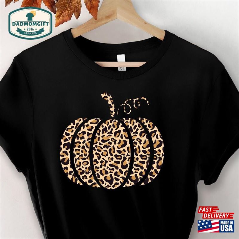 Pumpkin Shirt Leopard Hello Classic T-Shirt