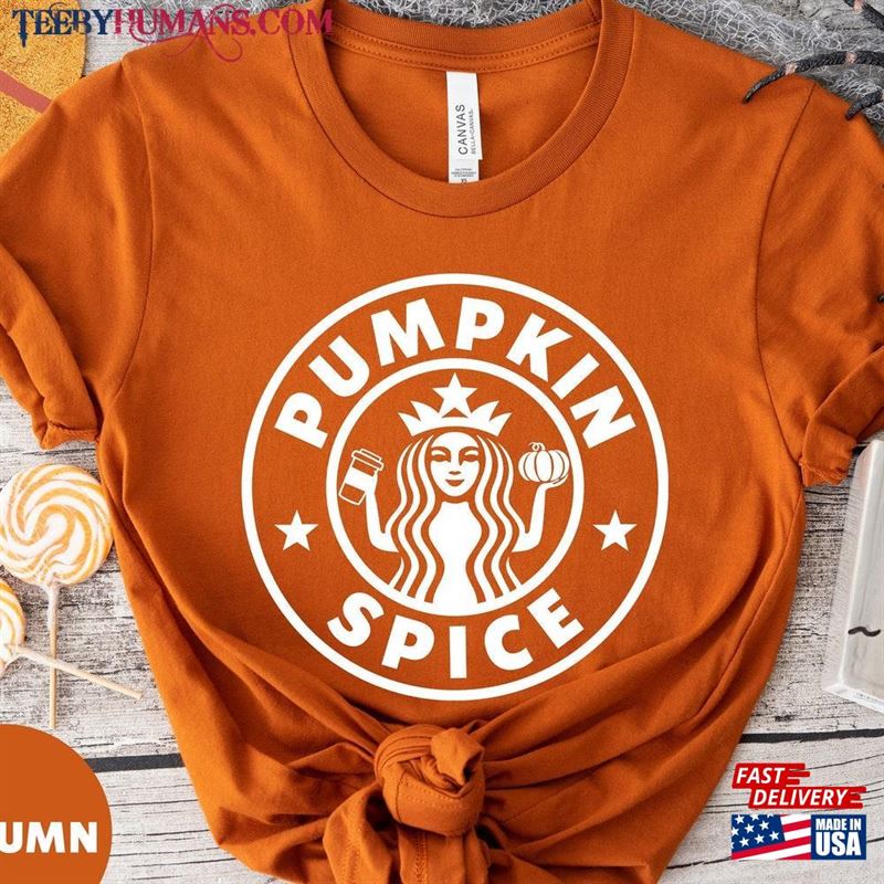 Pumpkin Spice Shirt Fall Coffee Classic Sweatshirt