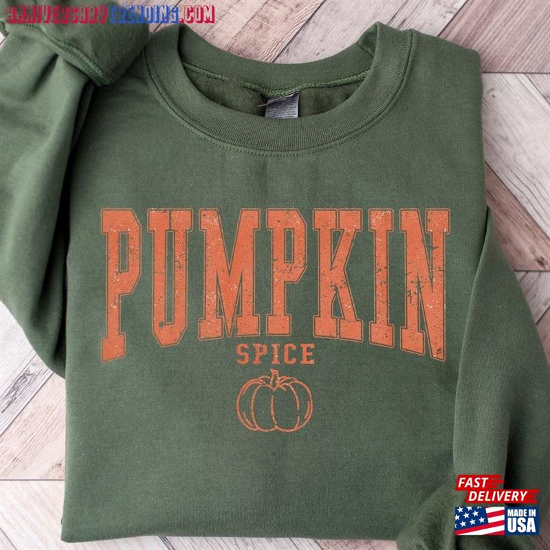 Pumpkin Spice Sweatshirt Season Latte Hoodie