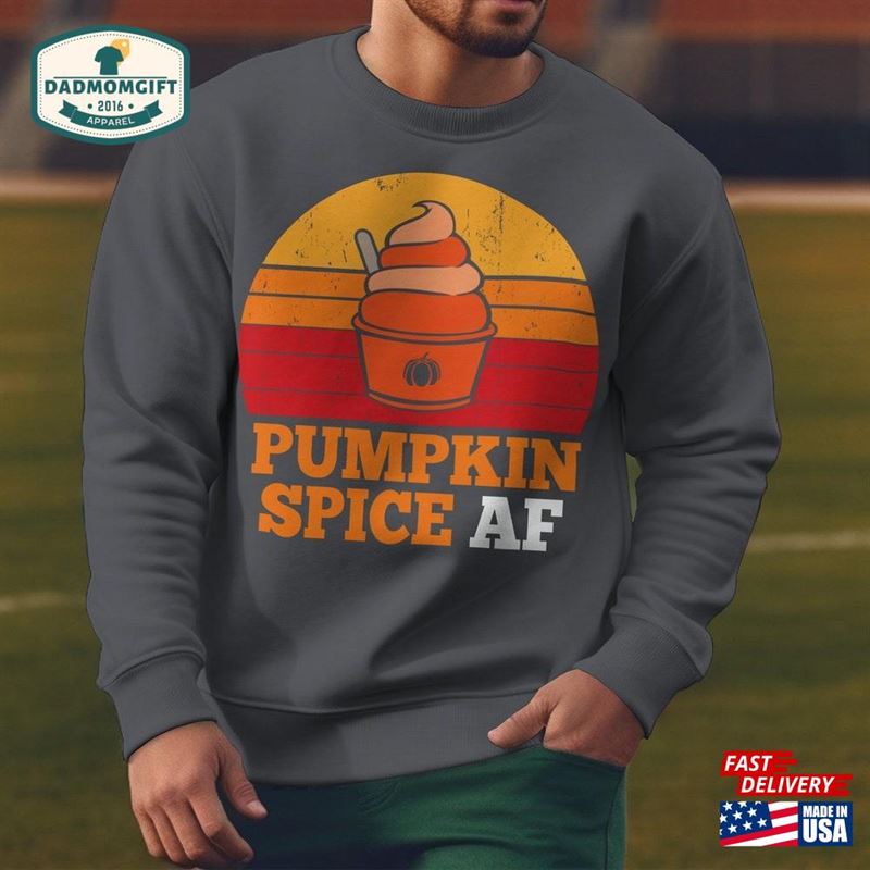 Pumpkin Spice T-Shirt Fall Clothing Cute Graphic Tee Classic Unisex