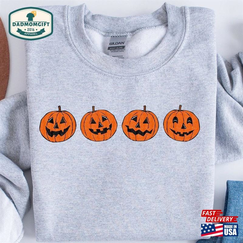 Pumpkin Sweatshirt Sweater Jack Hoodie T-Shirt