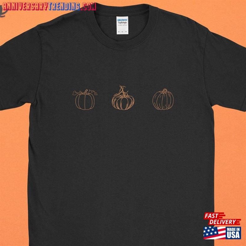 Pumpkins Halloween Shirt Cute Rustic T-Shirt Sweatshirt Hoodie