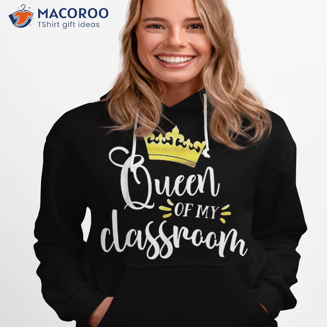 Queen Of My Classroom Teacher & Girls Back To School Shirt