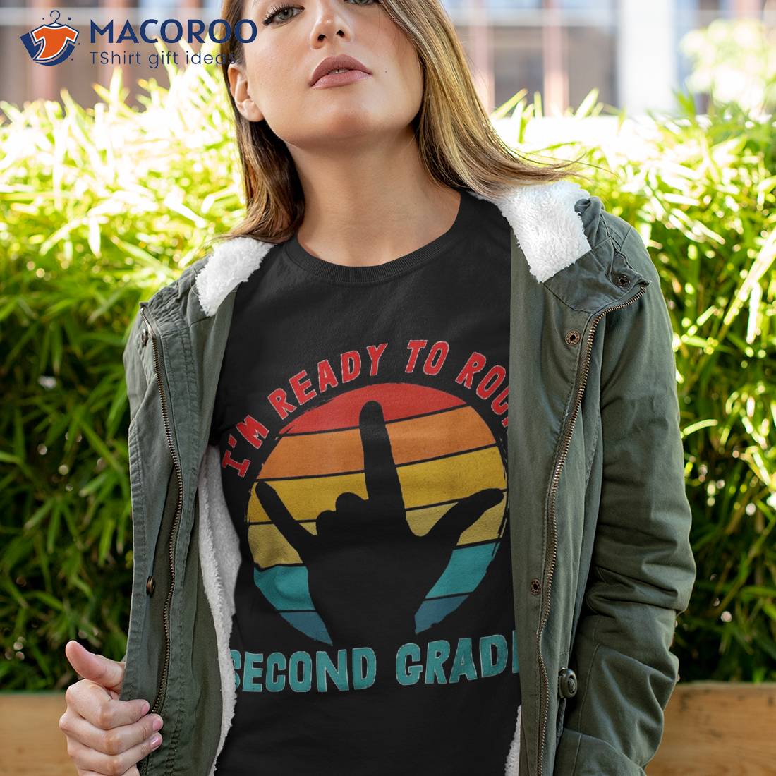 Ready To Rock Second Grade Retro Back School 2nd Shirt