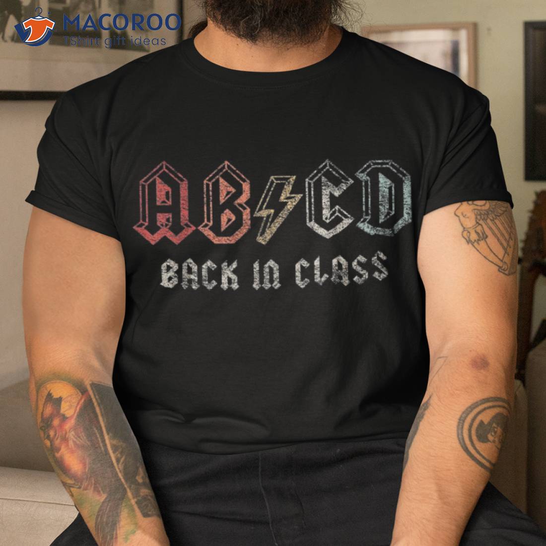 Retro Abcd Alphabets Back In Class To School Shirt