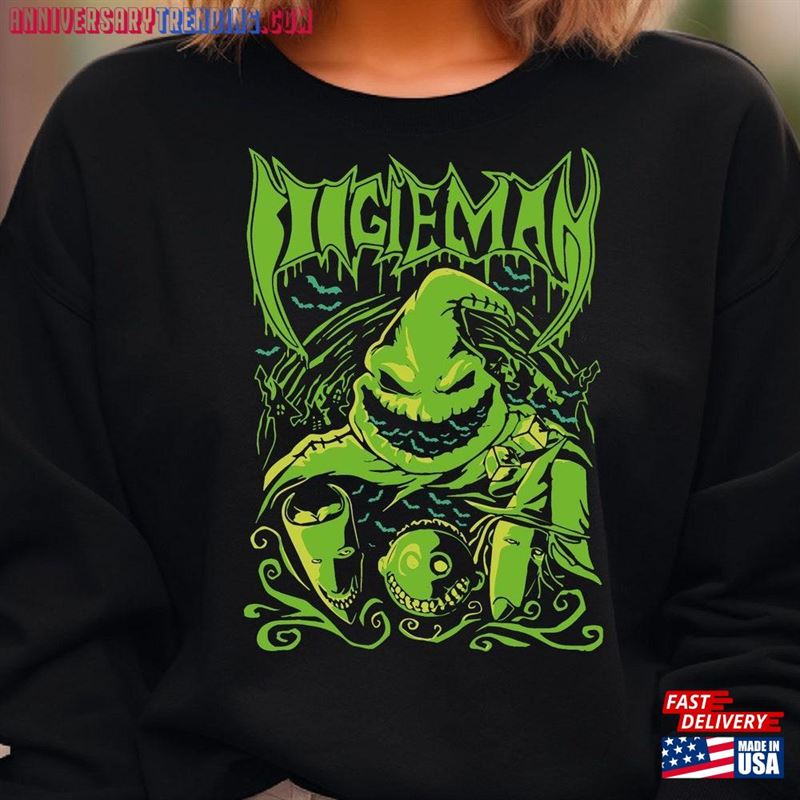 Retro Boogie Man Shirt Halloween Sweatshirt Oogie Unisex Classic