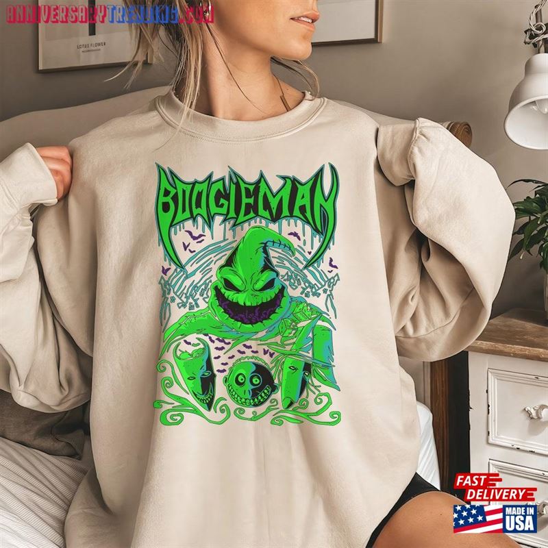 Retro Boogie Man Sweatshirt Halloween T-Shirt Oogie Unisex