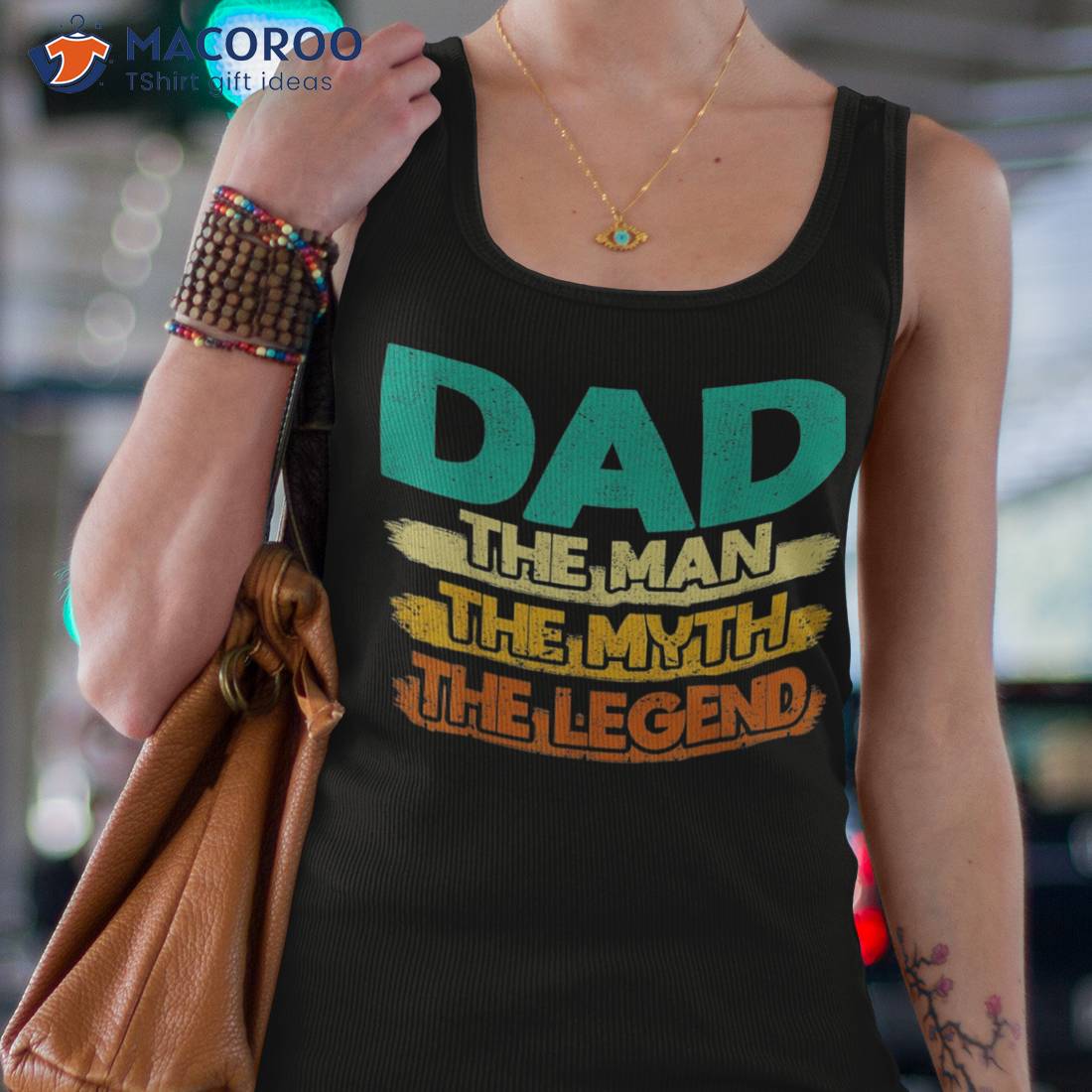 Retro Dad The Man Myth Legend Funny Fathers Day S Shirt