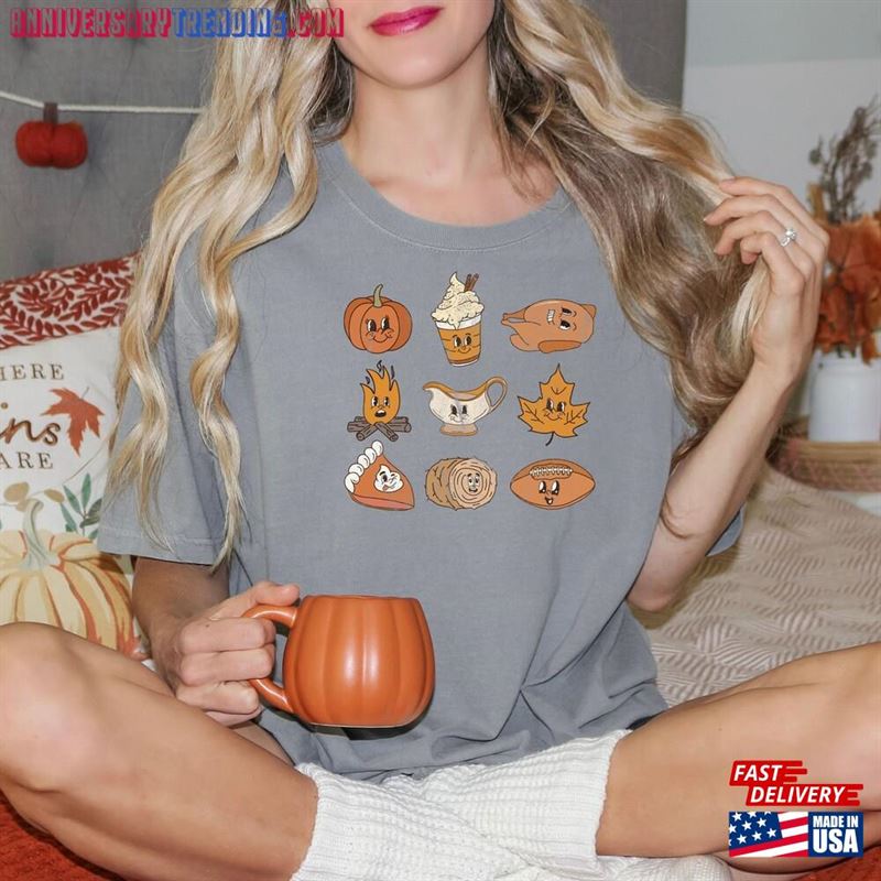 Retro Fall Sweatshirt Favorite Things Sweater Distressed Unisex Hoodie Retro Fall Sweatshirt Favorite Things Sweater Distressed Unisex Hoodie