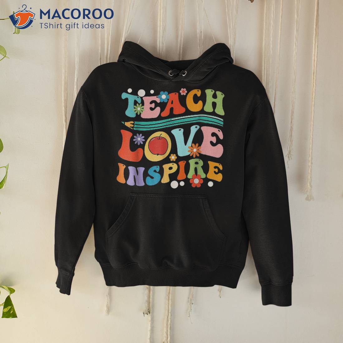 Retro Groovy Teacher Inspirational Happy Back To School Shirt