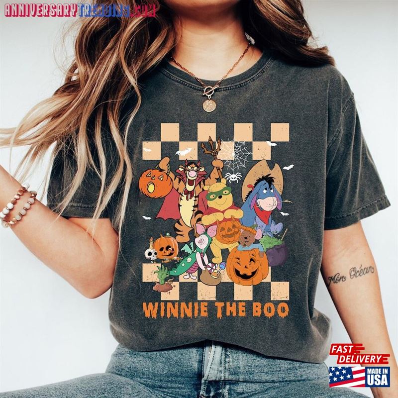 Retro Halloween Winnie The Boo Shirt Pooh And Friends Party Sweatshirt Classic