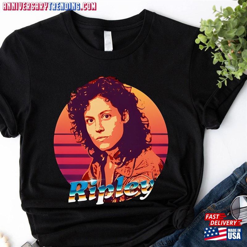 Ripley Retrowave Shirt Retro 90S Vintage Style Hoodie Unisex