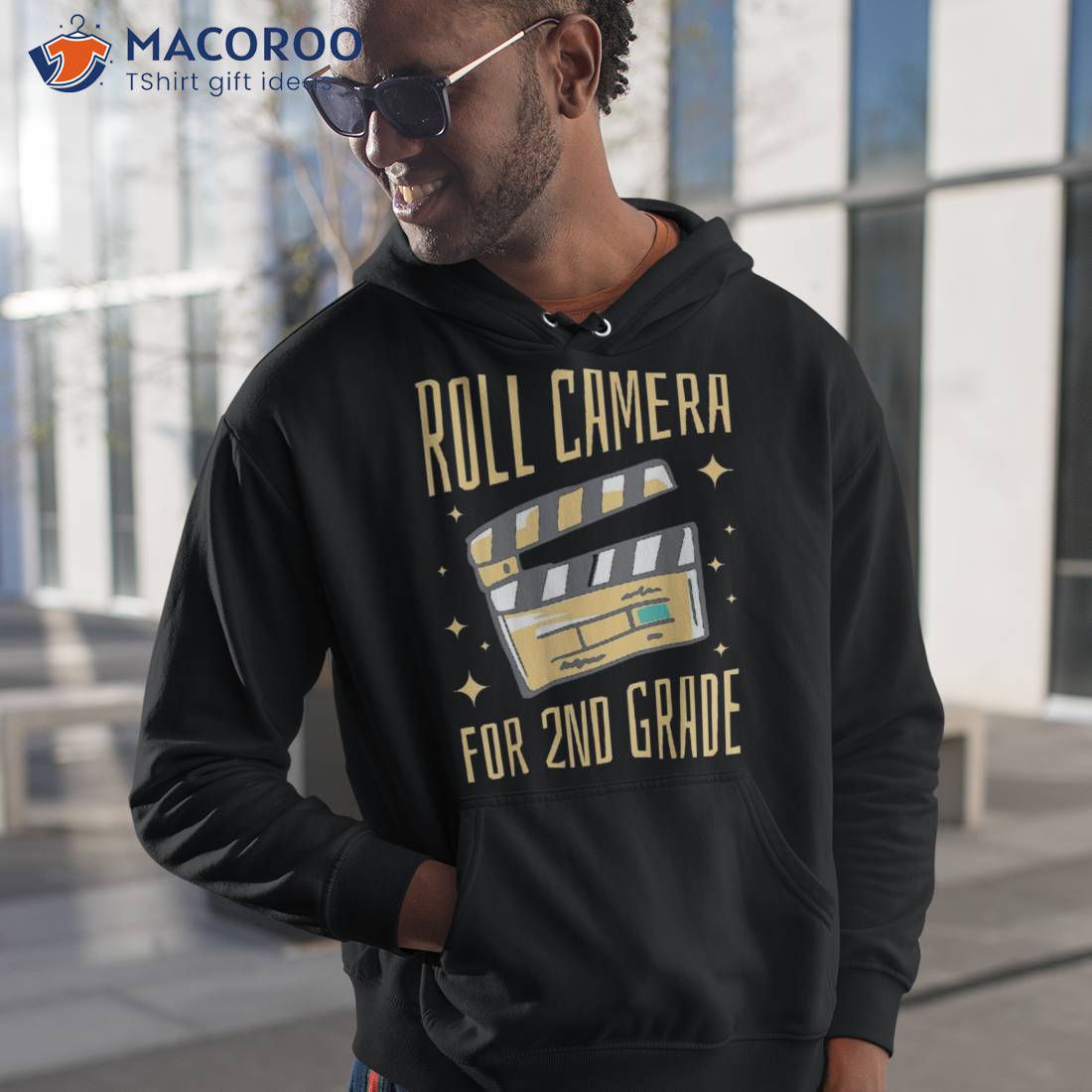 Roll Camera For 2nd Grade, Movie Lover Back To School Shirt