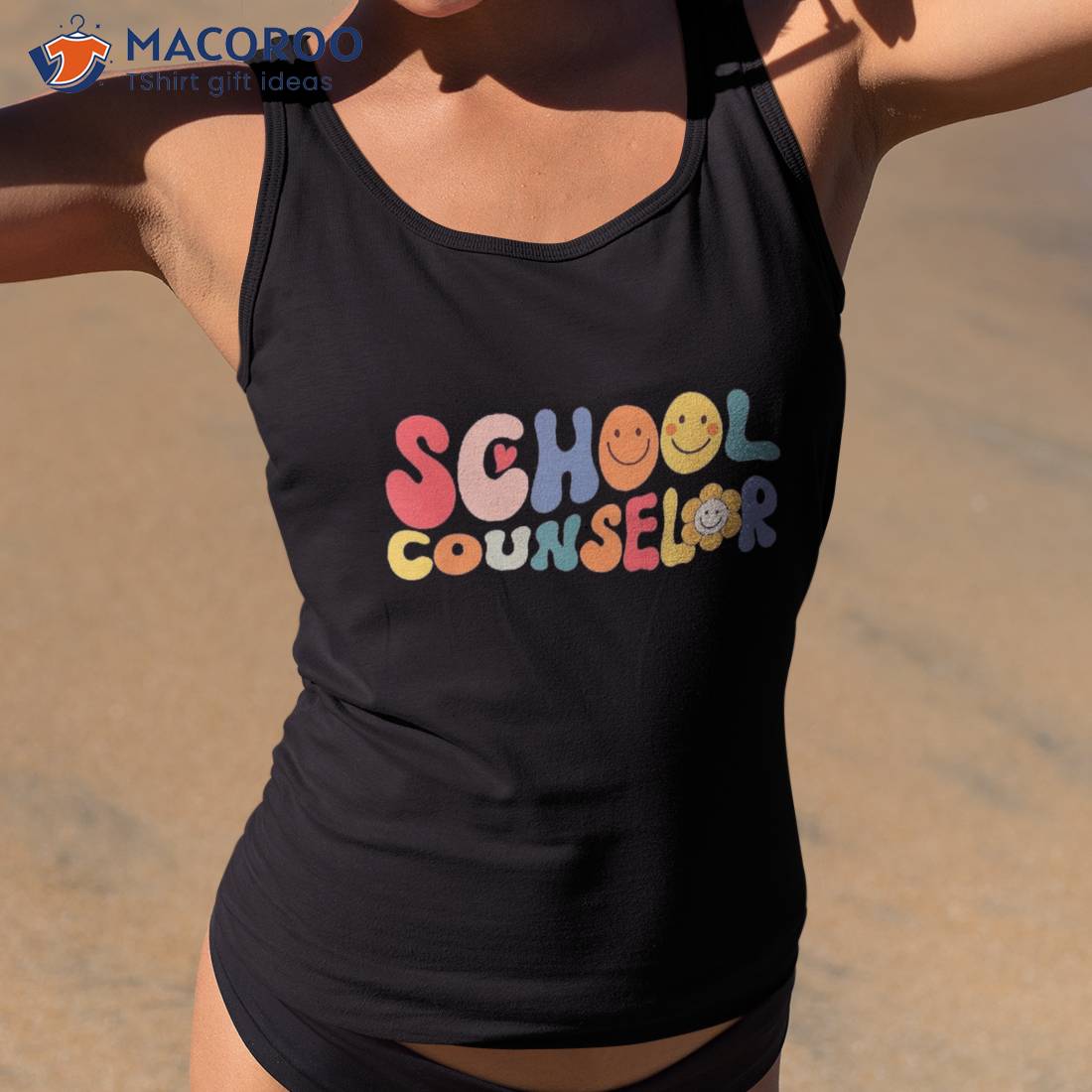 School Counselor Teacher Funny Rainbow Lover Back To Shirt