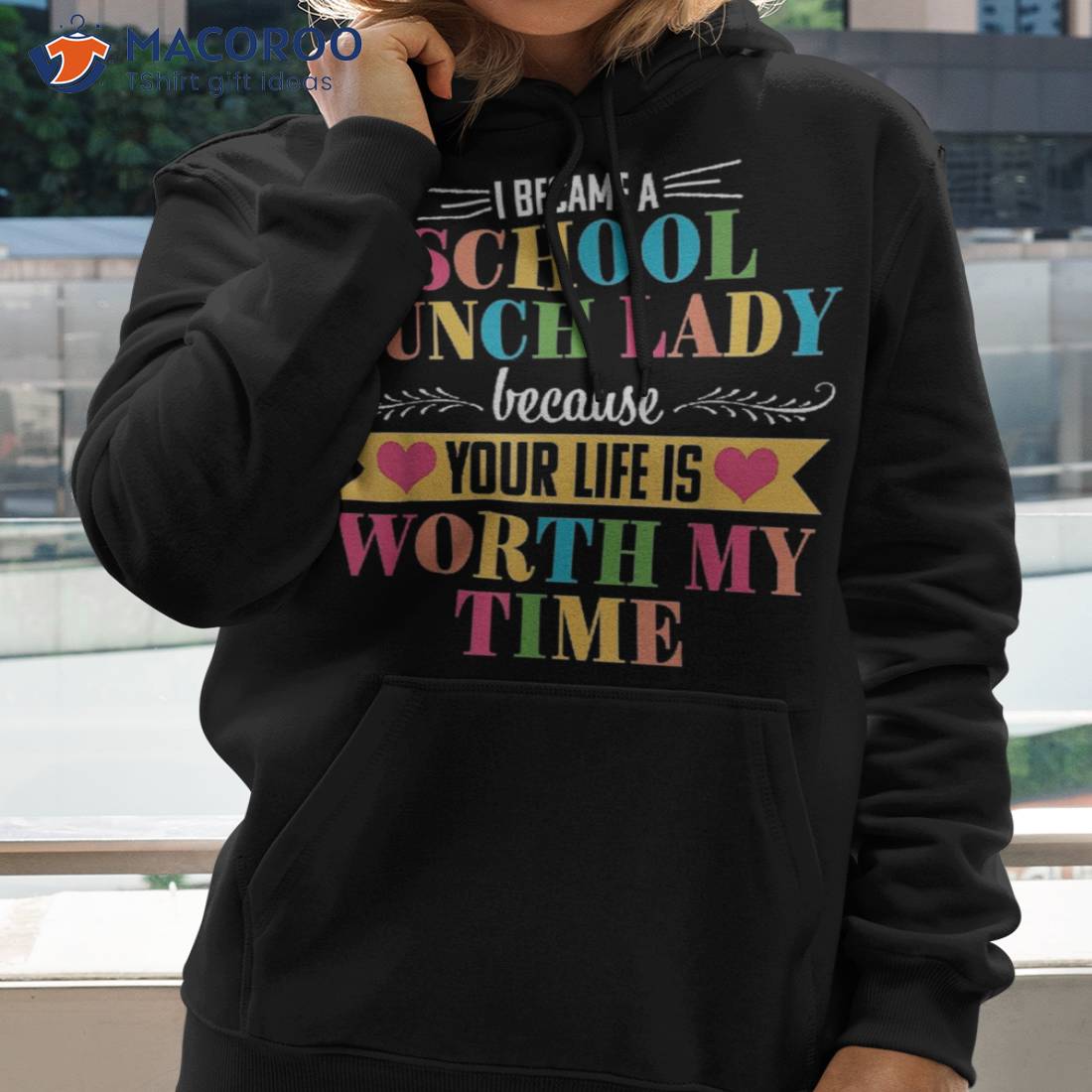 School Lunch Lady Cute Appreciation Back To Shirt