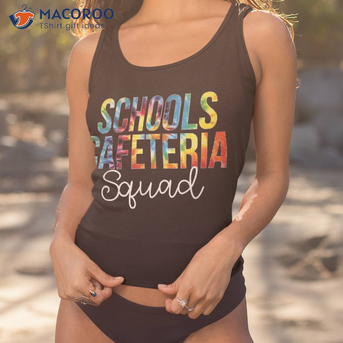 Schools Cafeteria Squad Tie Dye Appreciation Back To School Shirt