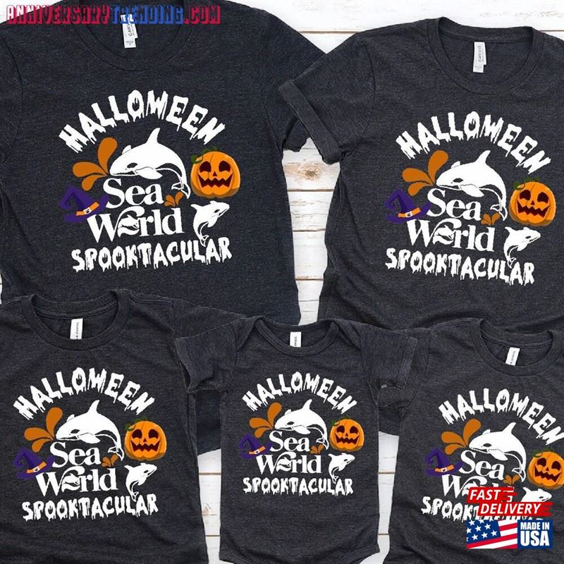 Sea World Halloween Shirt Spooktacular Seaworld 2023 T-Shirt Hoodie