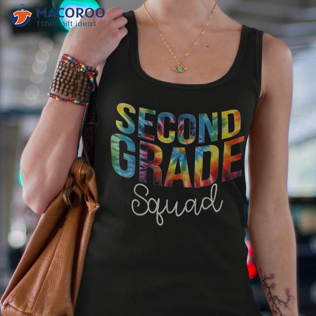 Second Grade Squad Tie Dye Appreciation Day Back To School Shirt