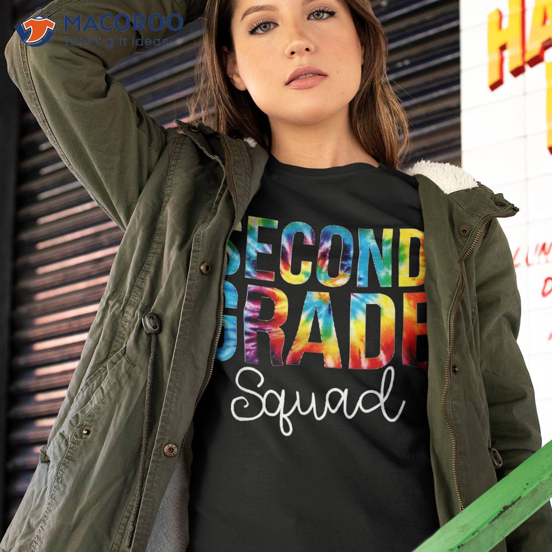 Second Grade Squad Tie Dye Appreciation Day Back To School Shirt