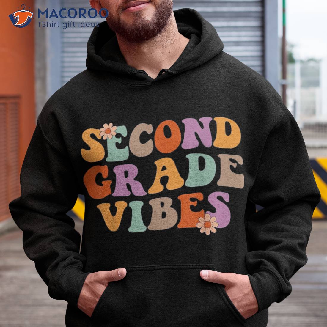 Second Grade Vibes Back To School – Retro 2nd Teacher Shirt