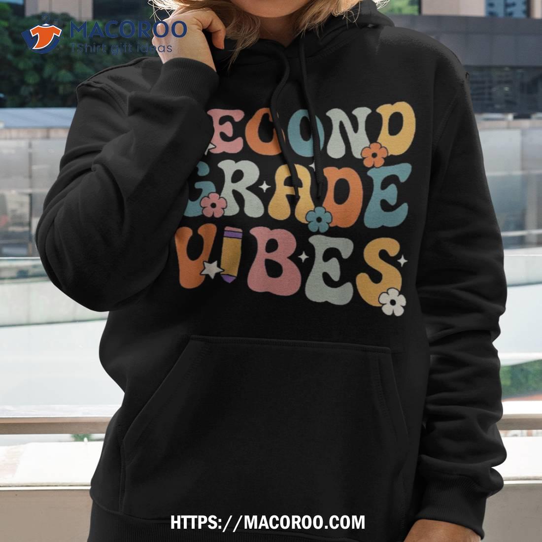 Second Grade Vibes Back To School Retro 2nd Teachers Shirt