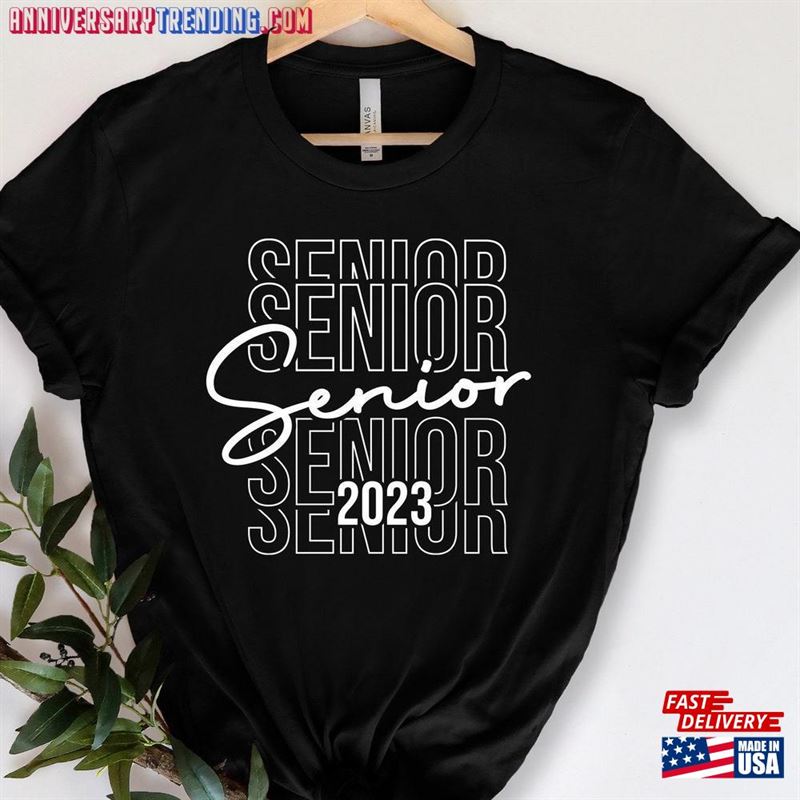 Senior 2023 Shirt Graduation Class Of Hoodie Unisex