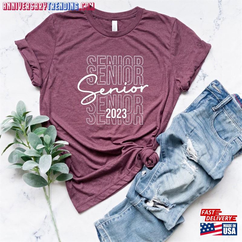 Senior 2023 Shirt Graduation Class Of Hoodie Unisex