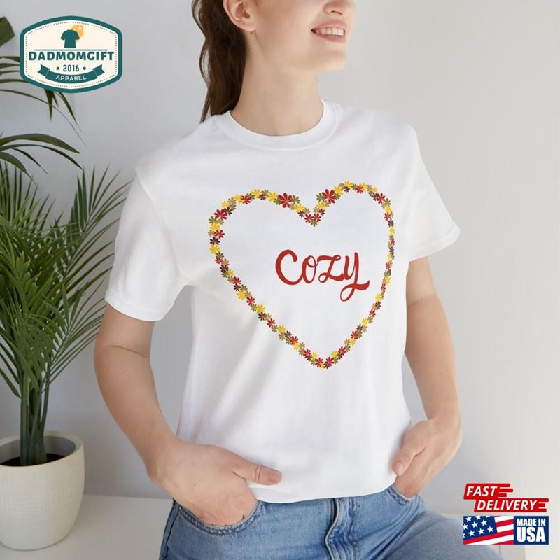 Short Sleeve Shirt Fall Heart Classic Hoodie