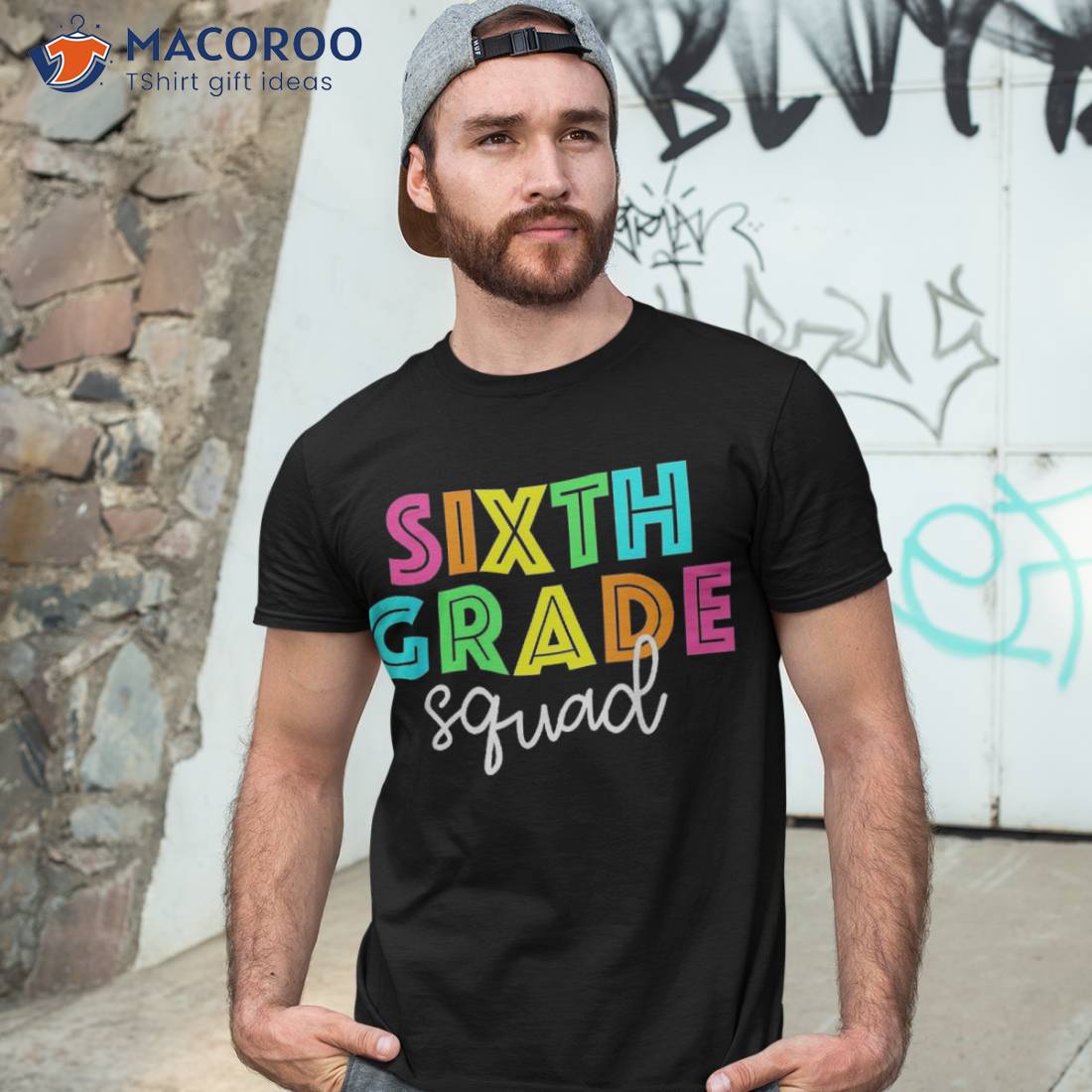 Sixth Grade Squad 6th 1st Day Of School Teacher Kids Shirt