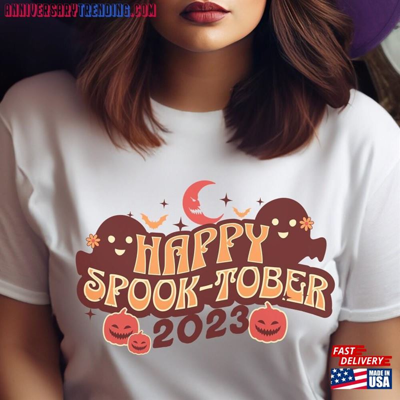 Spook Tober Halloween Spooky Tee Hoodie Classic